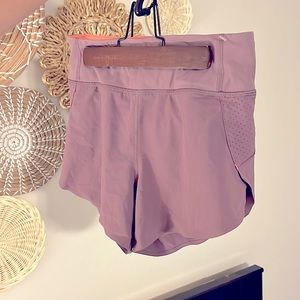 Athleta Purple Run With It 3” Short size XXS